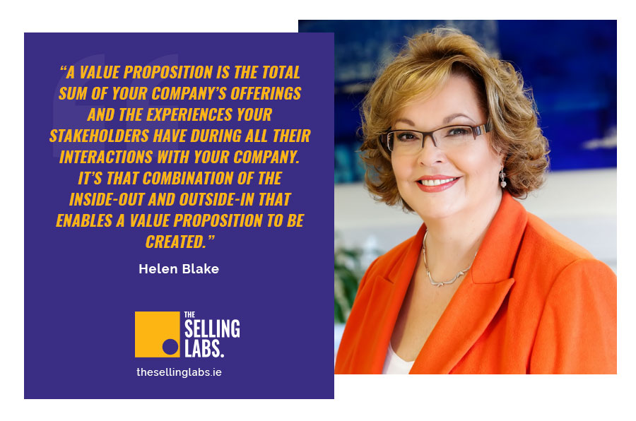 What is value proposition - Helen Blake - Leadership Corner Selling Labs