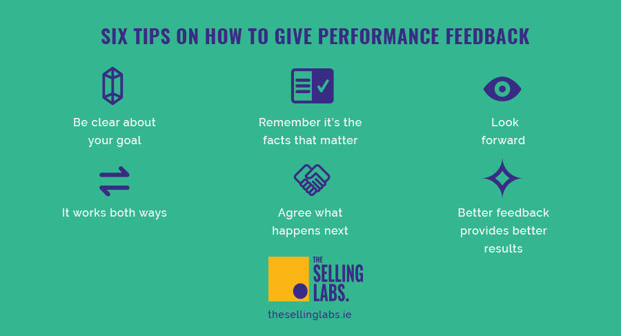 Tips How To Give Performance Feedback - The Selling Labs